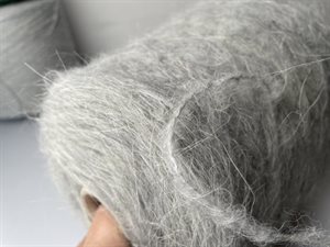 Chunky mohair - smuk grå, 50 g